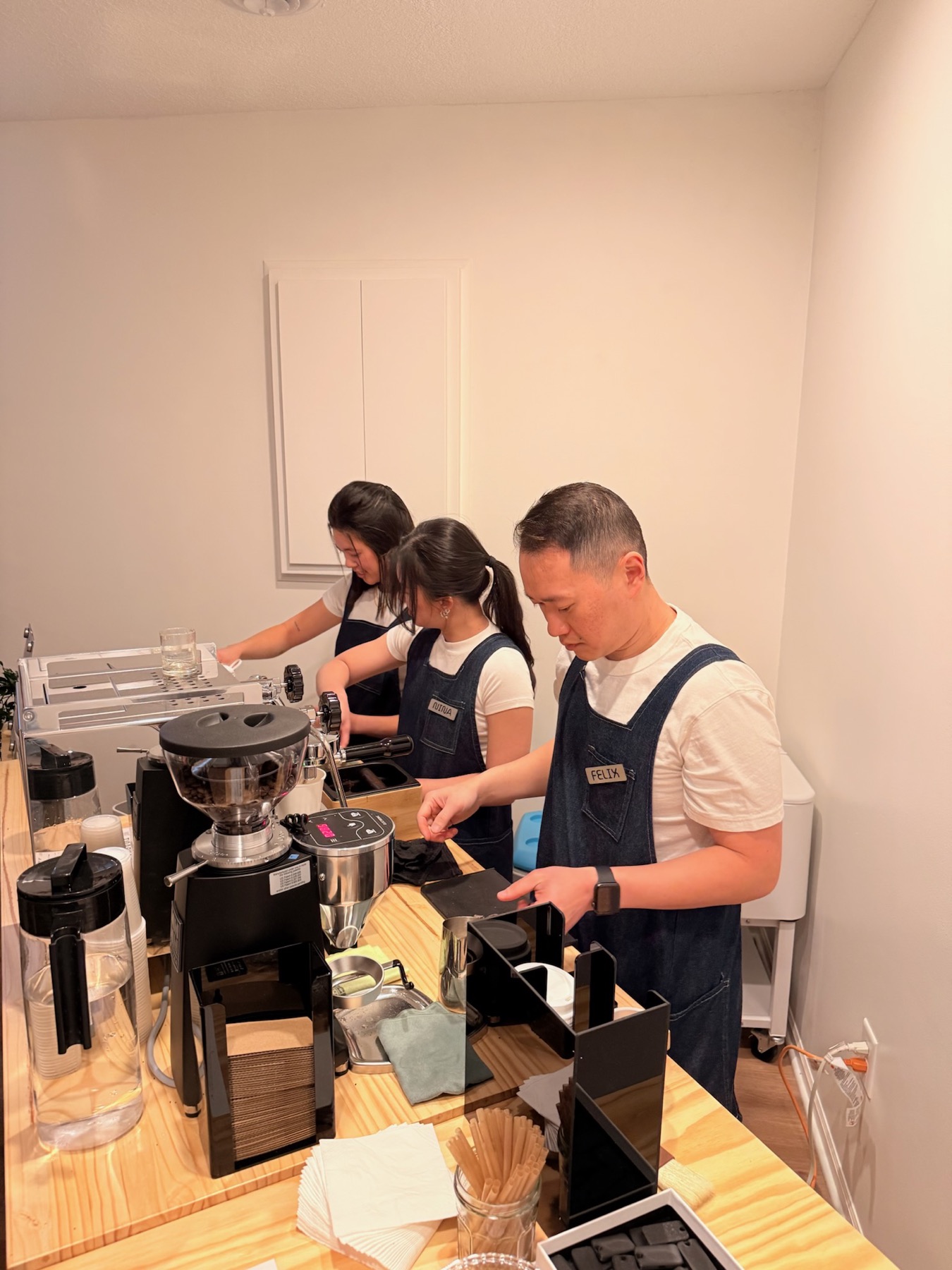 Quadrant Cart event photo from a Twin Cities coffee and matcha gathering