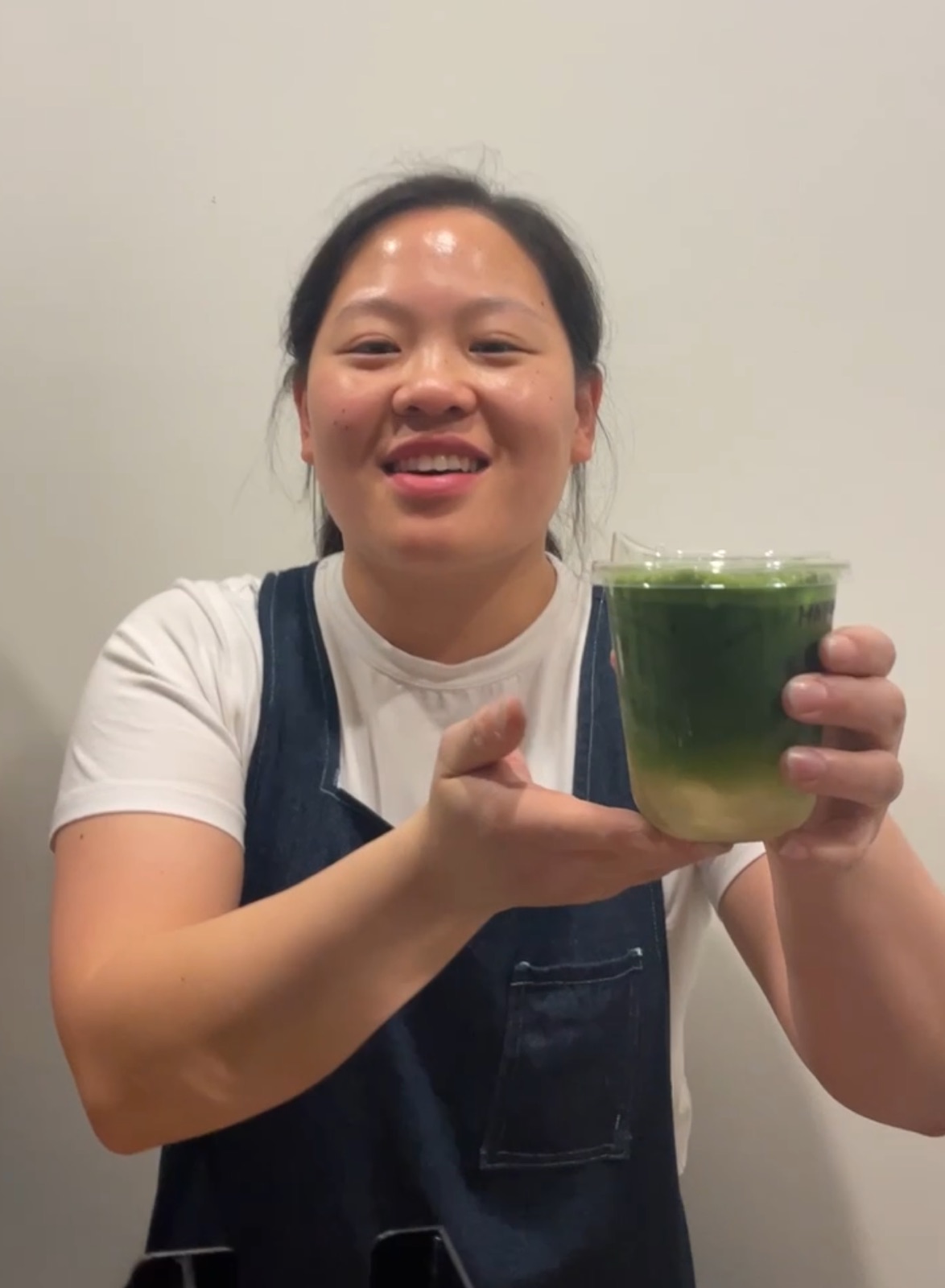 Vivian H. profile photo for Strawberry Cold Foam matcha drink